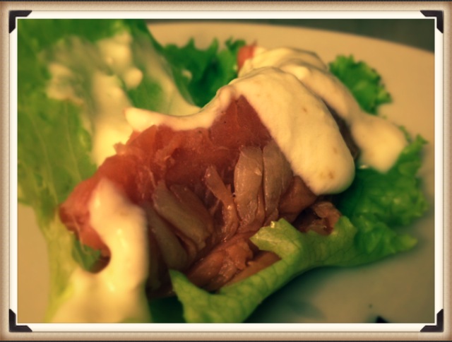 Рыба с чесночным соусом