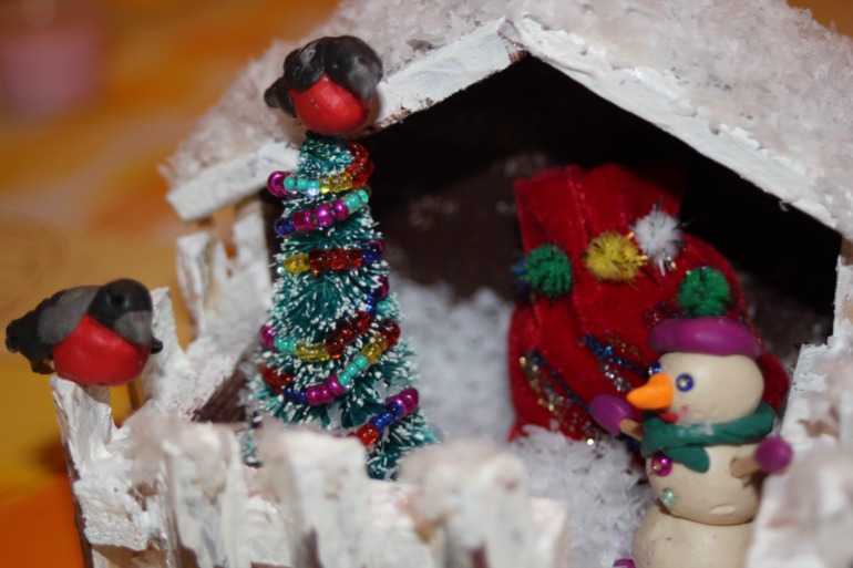 Новогодняя поделка в сад и на елку