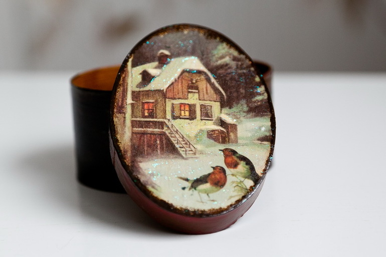 Подарок на Новый год - Шкатулочка для украшений