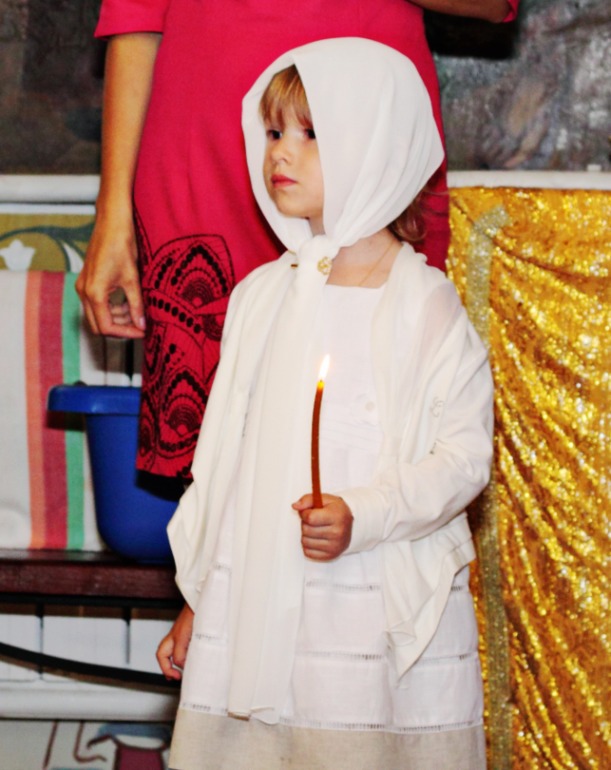 Крещение Виктории!