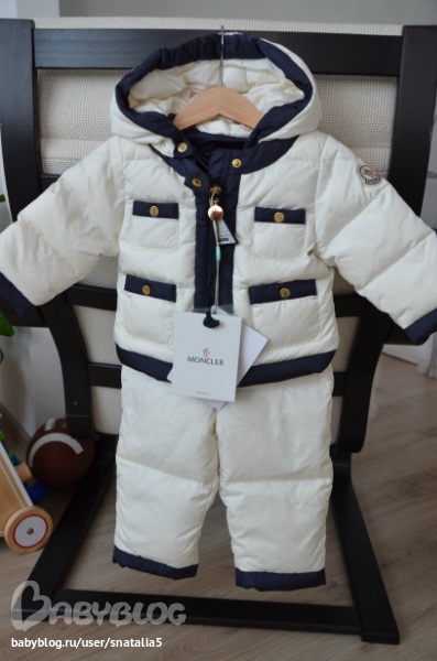 Продам новый комбинезон Монклер!оригинал 9-12м