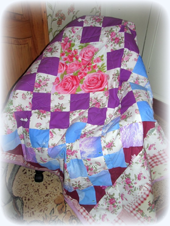 Плед "Розы" для девочки/девушки.