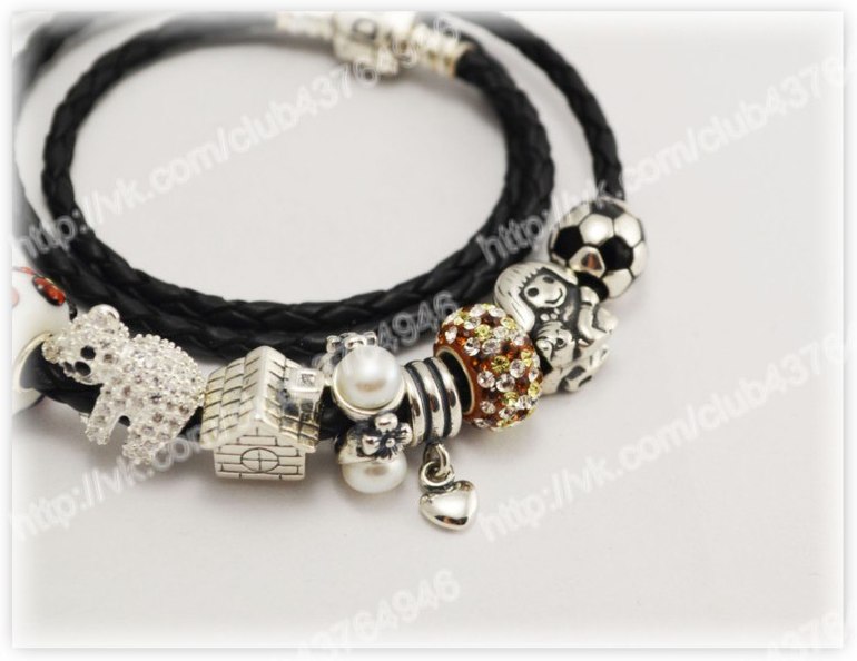 Украшения в стиле pandora из серебра 925 пробы