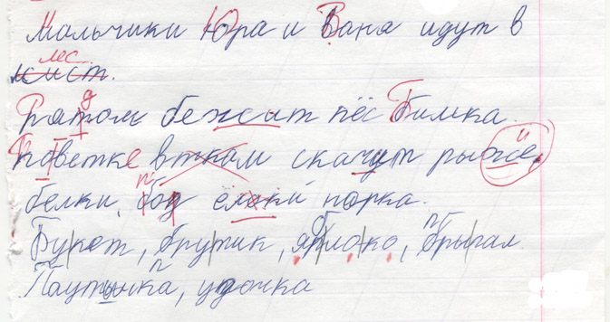 Ребенок пишет диктанты 2 класс. Письменные работы детей с дисграфией. Диктанты детей с дисграфией. Диктанты детей с ошибками. Почерк ребенка с дисграфией.