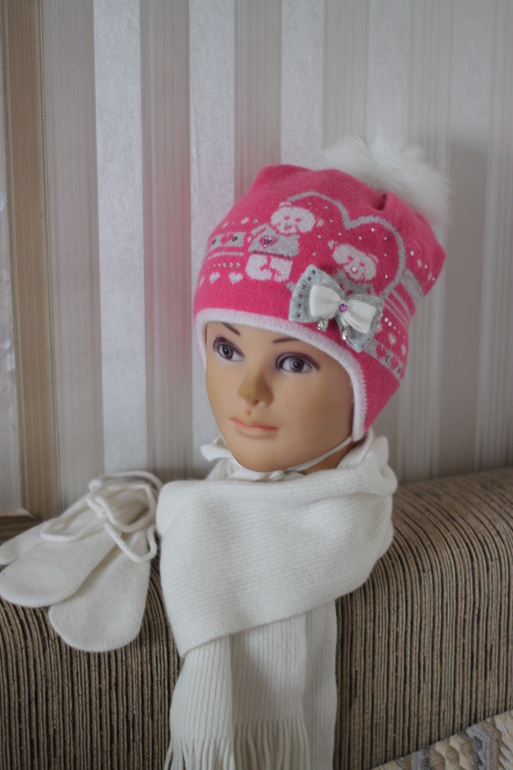 Очаровательные шапочки для маленьких модниц! Последние шапочки со скидками!!!