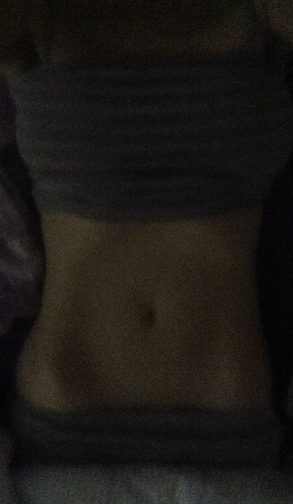 Мой живот рано утром....