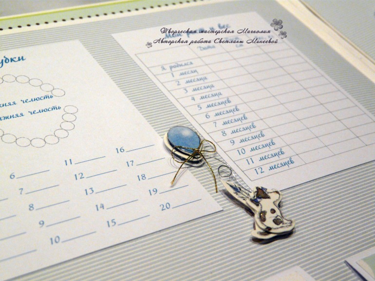 Большой фотоальбом для Матвея и папка для документов