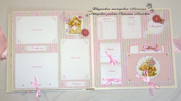 Альбом для девочки Первый годик