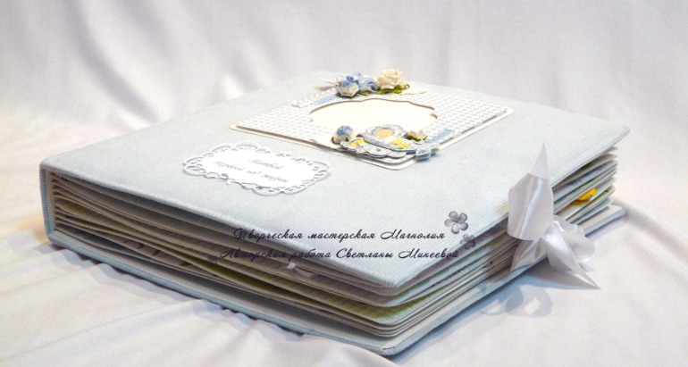 Большой фотоальбом для Матвея и папка для документов