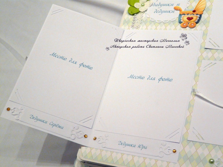 Большой фотоальбом для Матвея и папка для документов