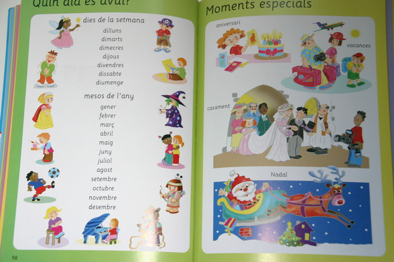 lES meves primeres 1000 paraules il lustrades.