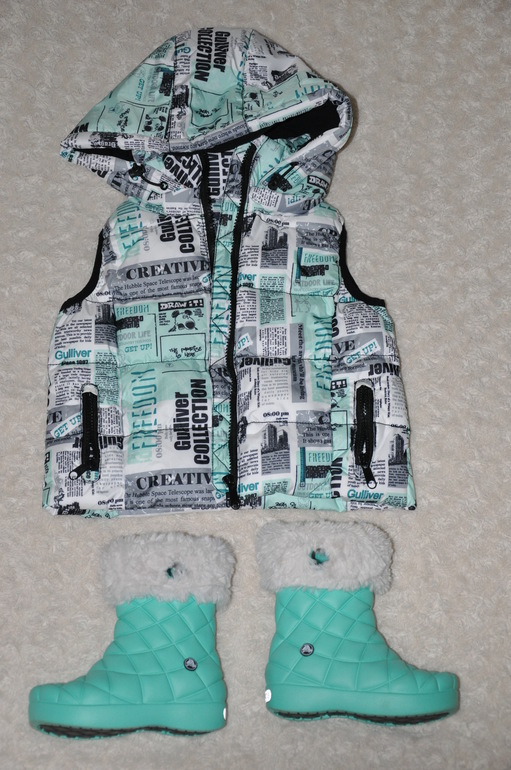 Жилет Газета GULLIVER размер 98, новый 1500р