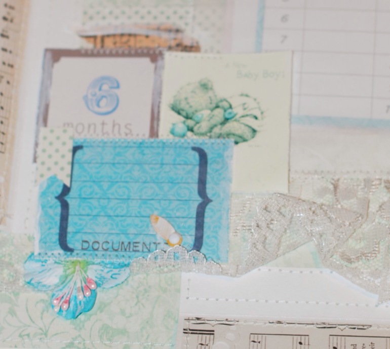 Большой и нежный альбом для мальчика на первый год.