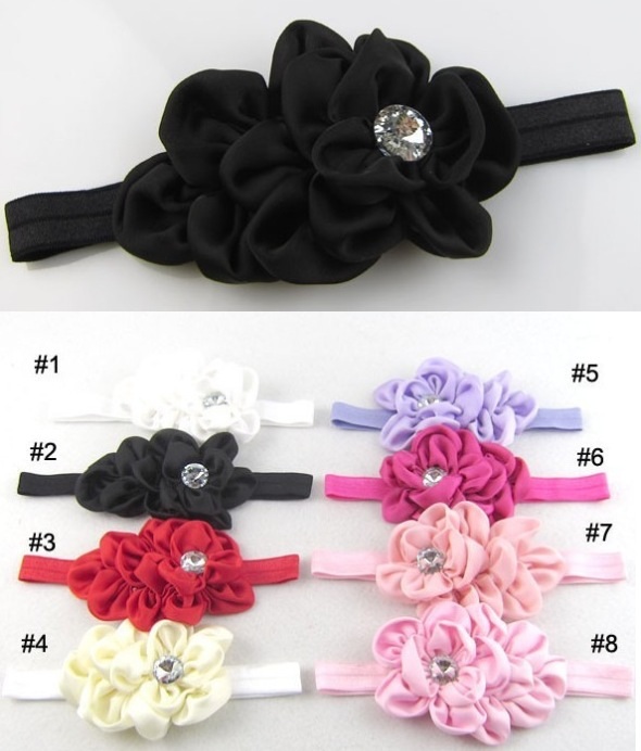 Атласные повязочки, цена 75 руб!