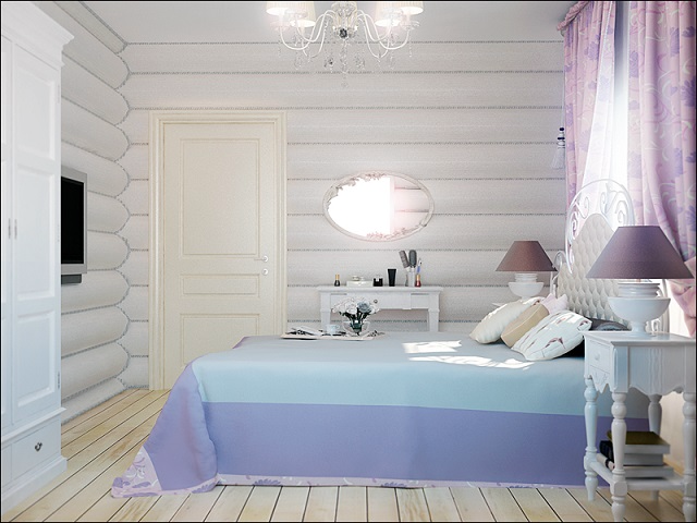 Обалденный белый деревянный дом:)