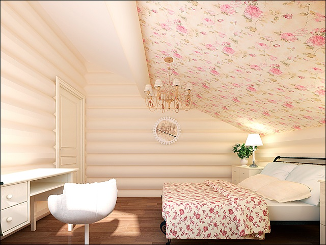 Обалденный белый деревянный дом:)