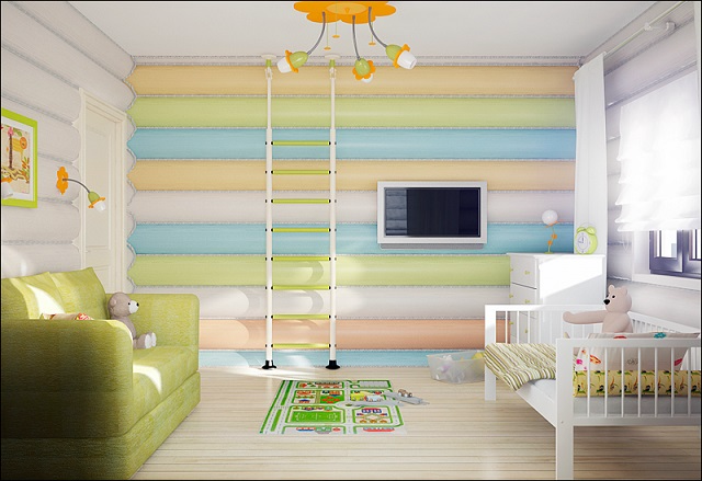 Обалденный белый деревянный дом:)