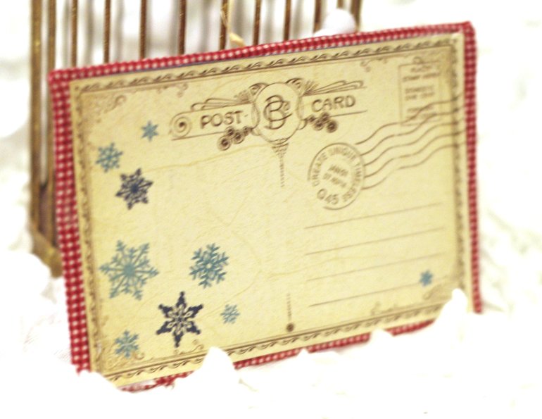 мягкая открытка.