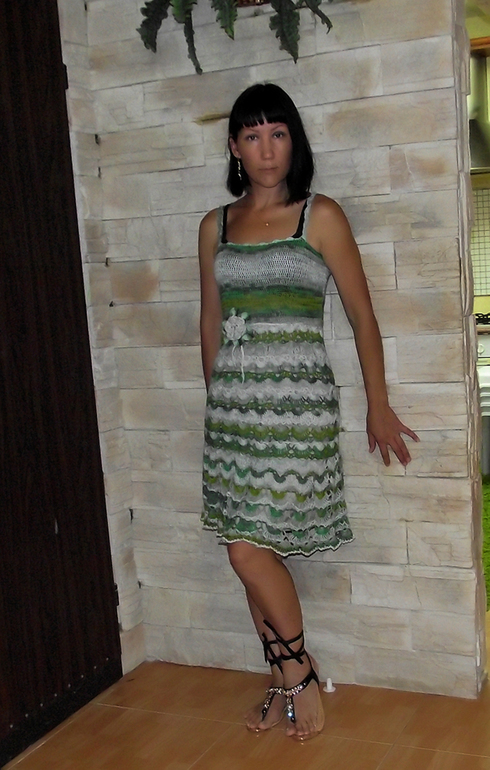 платье крючком