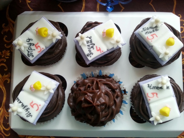 Капкейки на окончание учебного года!