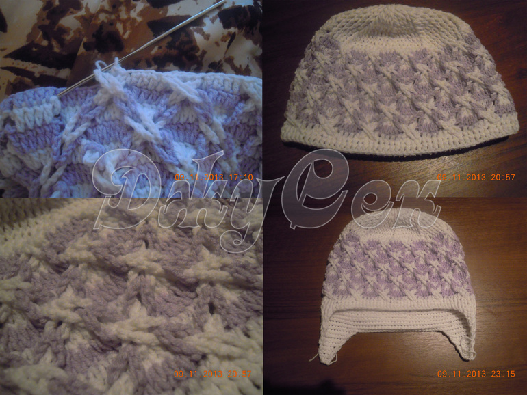 Шапочка Снежинки для дочки, в конкурсе №1.5