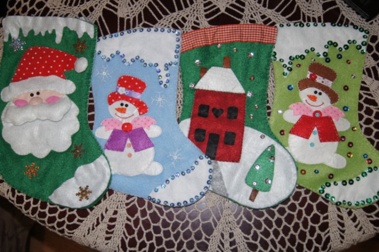 Новогодние сапожки для подарков.часть № 2