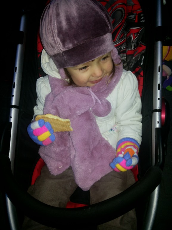 Вот и мы с транспортом для обоих малышей)