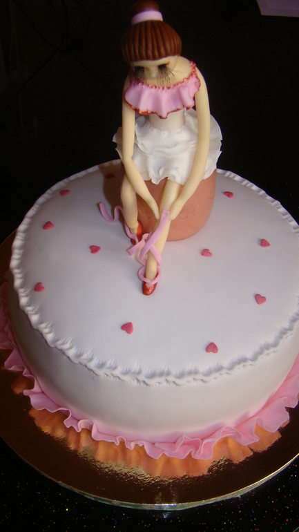 Торт с балериной)