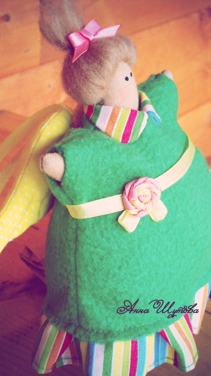 Толстушка Хэллен. Пирожный ангел в стиле тильда.