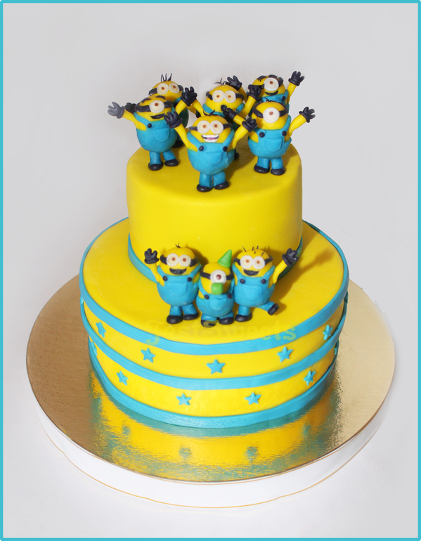 Торт с миньонами))
