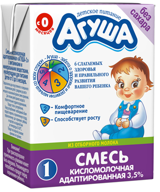 Обменяю смесь кисломолочную АГУША 1
