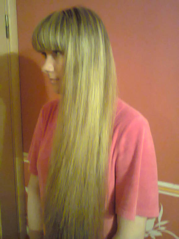 Моё очередное мелирование ( прикорневое ) ...