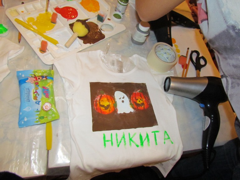 Футболки на хэллоуин.