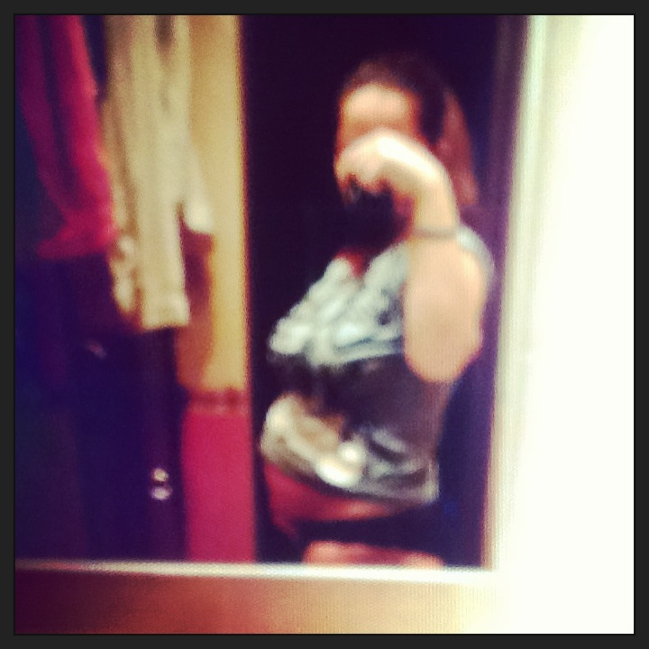 15 неделька, ремонт и наша попа:)