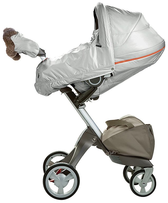 Зимний комплект для Stokke Xplory цвет серебро
