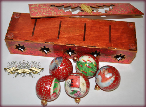 Игрушки на елку "Новогодний ажур"