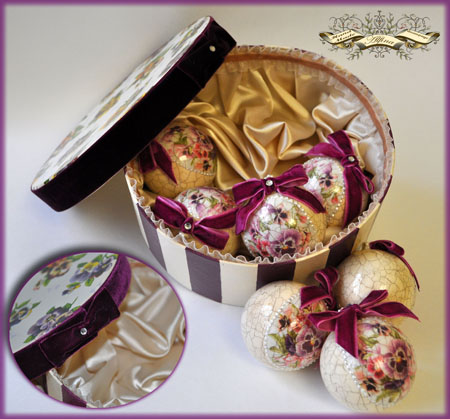 Мастер-класс по созданию комплекта новогодних игрушек