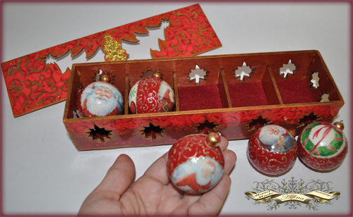 Игрушки на елку "Новогодний ажур"