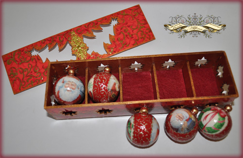 Набор елочных игрушек "Новый год в ажуре"