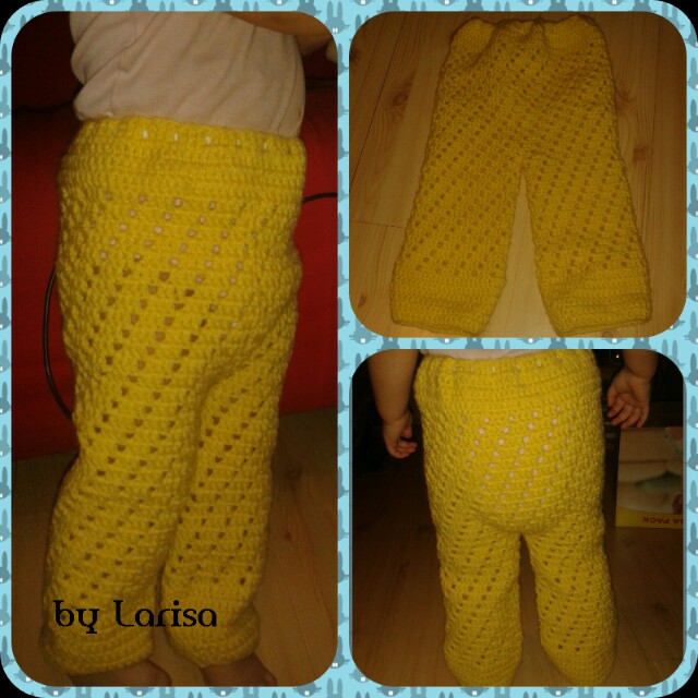 Штанишки для малышки