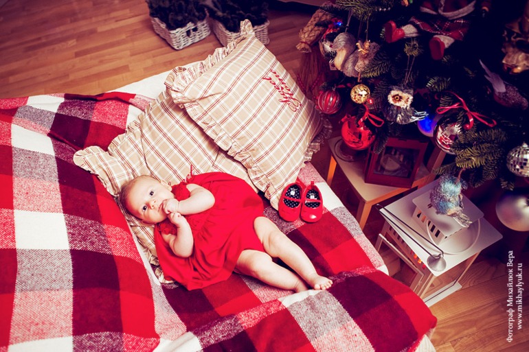 Предновогодняя семейная фотосессия