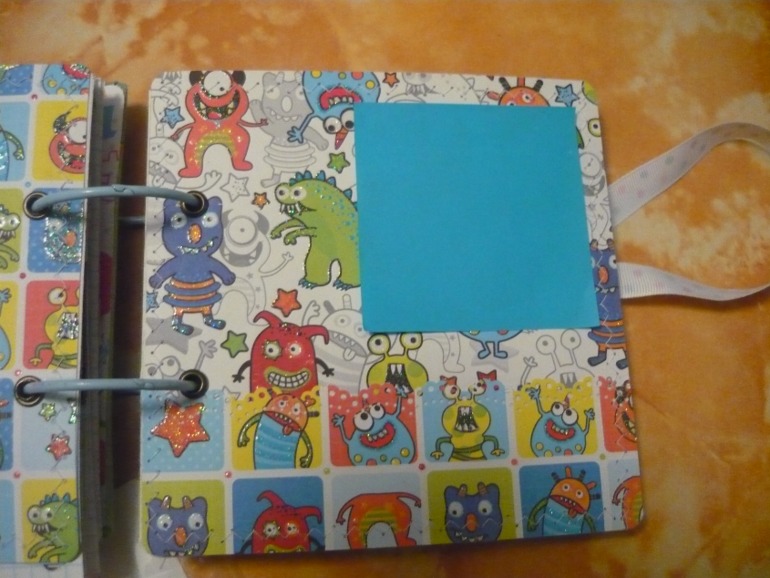Мини альбомчик , сделанный с племяшем)