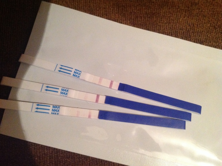 Три теста на беременность