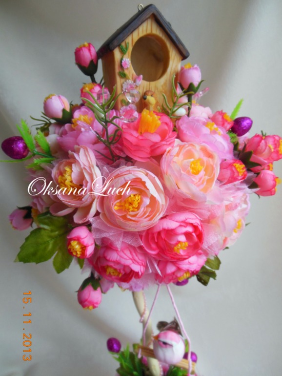 Фантазийное деревце "Малиновки заслышав голосок".