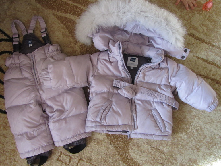 Зимний пуховый PAPER MOON, 6-9 МЕС 68 СМ, 2000 РУБ, ПОЧТА.
