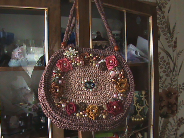 Сумочка из лент....