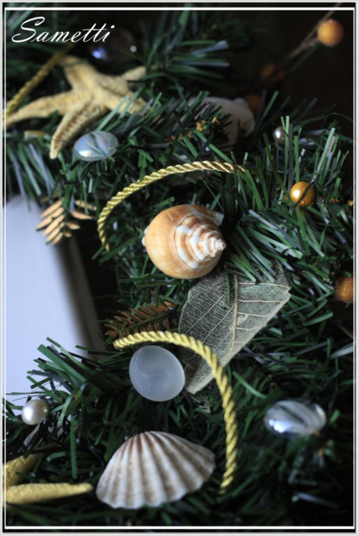 Новогодний венок в морском стиле