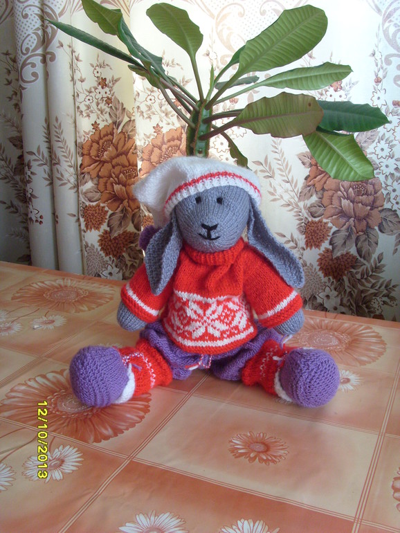 А вот и друг для моего ведмедя "Жорика"