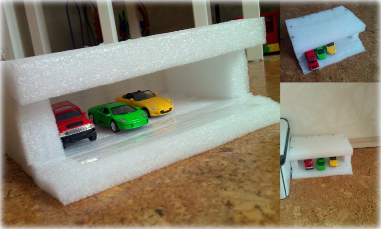 Гараж для машин.