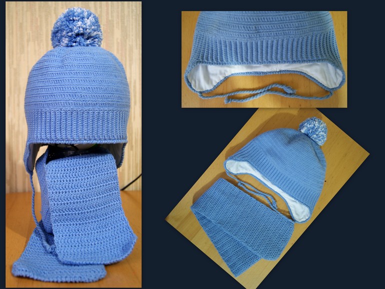 Осенняя шапочка для сыночка